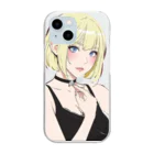 AI美女グラビアアートの異世界ラウンジ〜キサラ・エレナ2〜 Clear Smartphone Case