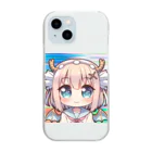 帝弼shopの帝弼のドラゴンの女の子 ２ Clear Smartphone Case