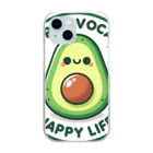 Happy-AvocadoのHappy Avocado 2 Clear Smartphone Case