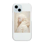 AQUAMETAVERSEの美しい女性の彫刻　　なでしこ1478 Clear Smartphone Case