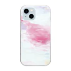 Akya_Artworksのあわぐも Clear Smartphone Case