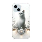 nkcamelliaの美猫 Clear Smartphone Case