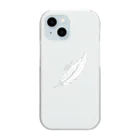 まっ白々の白い羽 Clear Smartphone Case