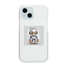Freedomのかわいいロボットのイラストグッズ Clear Smartphone Case