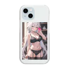 sion1010のランジェリー自撮グッズ♪ Clear Smartphone Case