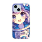 ぷの宇宙ちゃん Clear Smartphone Case
