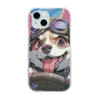 doku-chiwawaのbaddog Clear Smartphone Case