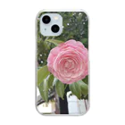 AQUAMETAVERSEの花ブローチ アメジスト2846 Clear Smartphone Case