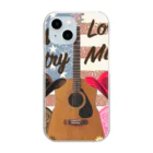 country music house !の2024 Country Music Clear Smartphone Case