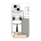 makoto401の仕事猫ちゃん Clear Smartphone Case