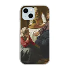 世界美術商店のマルタとマリアの家のキリスト / Christ in the House of Martha and Mary Clear Smartphone Case