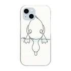 sotoasobiのsotoasobi -diving duck- Clear Smartphone Case