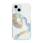 Tomoeshopのパステルはなりゅう Clear Smartphone Case