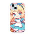 xsayaxの不思議の国のアリス少女 Clear Smartphone Case