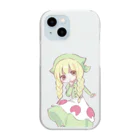 🐸のEちゃん Clear Smartphone Case