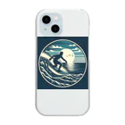 k_kymsnのサーフボーイ Clear Smartphone Case