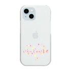 ainarukokoroのいらしゃいませ　花 Clear Smartphone Case