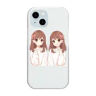 hanahanabiの双子の姉妹 Clear Smartphone Case