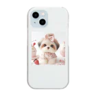 koumeiのかわいい子犬 Clear Smartphone Case