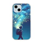 kok&foreverの星空を運ぶ夢想家 Clear Smartphone Case