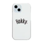 DJ HOKKY OFFICIAL GOODS 2024のHOKKY 黒ロゴ　 투명 스마트폰 케이스