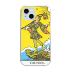 名画スマホケース・オンラインストア【クラウド】のウエイト版「THE FOOL」 Clear Smartphone Case