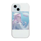 peek25のクラゲみたいなAIロボット Clear Smartphone Case