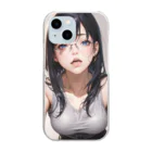 美少女学院の黒髪美少女　美鈴ちゃん２ Clear Smartphone Case