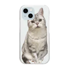 うちの猫ちゃんたちの数少ない美男子とらと Clear Smartphone Case