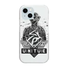 Unique Existenceのfuture man Clear Smartphone Case