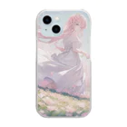 R-mayの草原の少女 Clear Smartphone Case