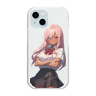 ヴィヴィオの腕を組む Clear Smartphone Case