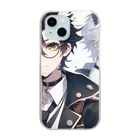 ケモ耳男子のケモ耳カップル Clear Smartphone Case