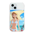 限界オタクの新境地の水波ルミナ Clear Smartphone Case