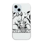 hinasoyuの豚さんとランチ Clear Smartphone Case