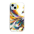 greenartのしなやか孔雀 Clear Smartphone Case