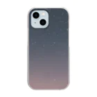 Chama's shopの星空 Clear Smartphone Case