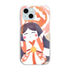 hogarakuの女神ちゃん Clear Smartphone Case