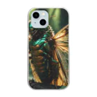 majimeの蝉の幼虫 Clear Smartphone Case