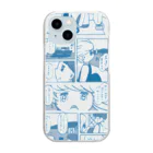 Picの門司港バナナチーズケーキ（マンガ） Clear Smartphone Case