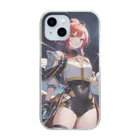 showmonraihukuの美少女戦士グッズ Clear Smartphone Case