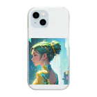 akipoyoの美麗💛 Clear Smartphone Case