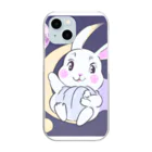 うさぴょんのうさぴょん Clear Smartphone Case