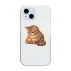 statham2865の爪を研ぐ猫 Clear Smartphone Case