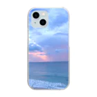 mariteriaの夕暮れの海 Clear Smartphone Case