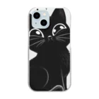 Mizuki・ASIA CATの黒猫ニャン・ポイント Clear Smartphone Case