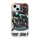 shime_savaのride forever. shine forever. be beautiful forever! Clear Smartphone Case