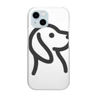 GDWEEDの犬 Clear Smartphone Case