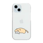 Riranaのネコ、かぶってます。（文字なし） Clear Smartphone Case