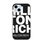 HILLTONRICHのHIRRTON RICH 公式アイテム クリアスマホケース